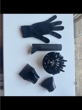 Hair Styling Attachment Kit - Black